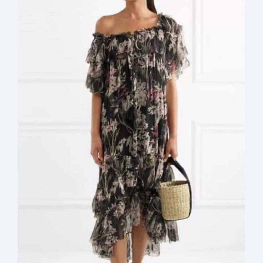 NWT Zimmermann lily print silk dress SIZE1